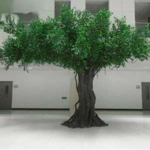 Large Artificial Banyan Tree for Commercial Spaces – Custom Faux Ficus Tree for Interior Landscaping & Retail Display