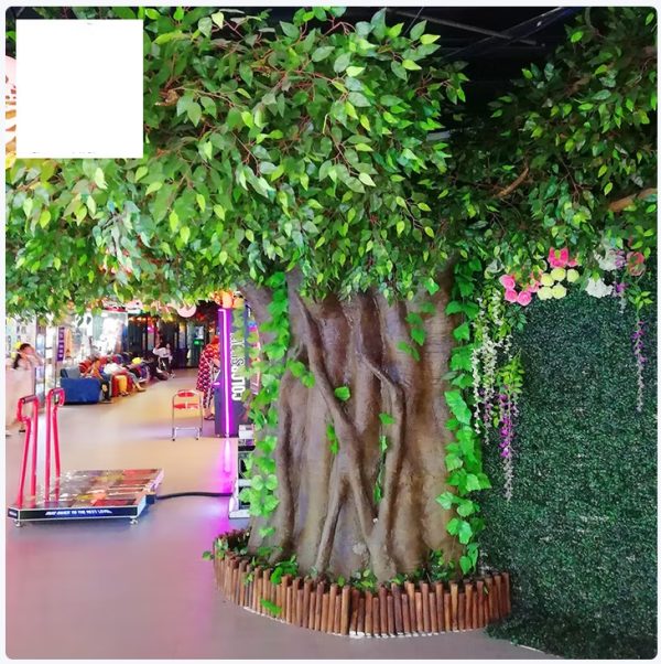 Large Artificial Banyan Tree for Commercial Spaces – Custom Faux Ficus Tree for Interior Landscaping & Retail Display - Image 3