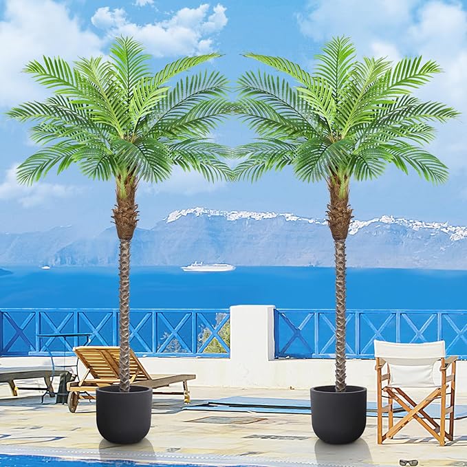 tropical coconut tree decoration