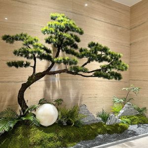 Artificial bent pine