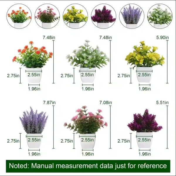 Product advantages of artificial potted landscape flowers
