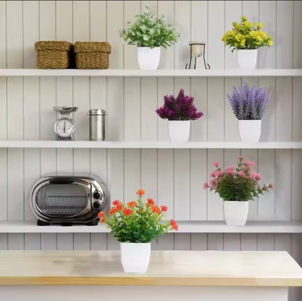 Product advantages of artificial potted landscape flowers