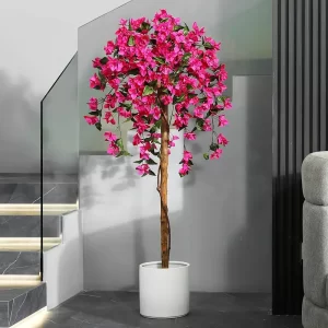 High-end artificial bougainvillea tree for hotel lobbies