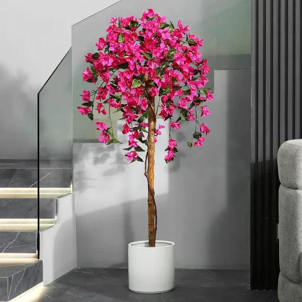 High-end artificial bougainvillea tree for hotel lobbies