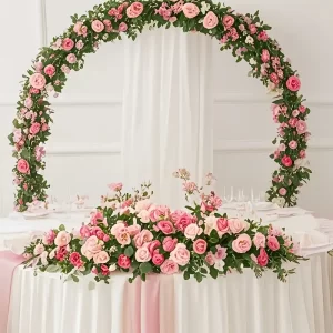 Premium artificial wisteria garland for hotel décor