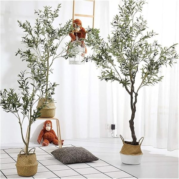 Artificial olive tree indoor commercial decor