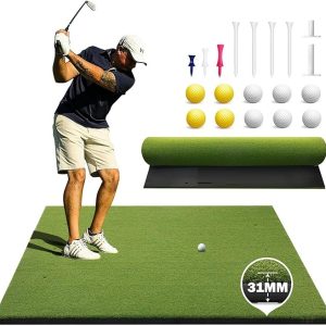 Golf artificial turf mat for training