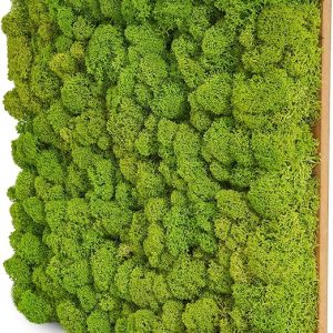Artificial moss panel for commercial use