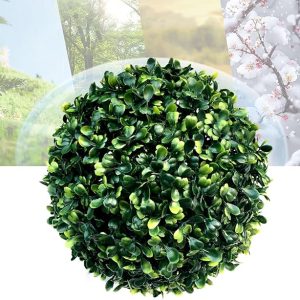 Artificial boxwood ball for commercial décor