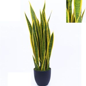 Artificial snake plant for office decoration