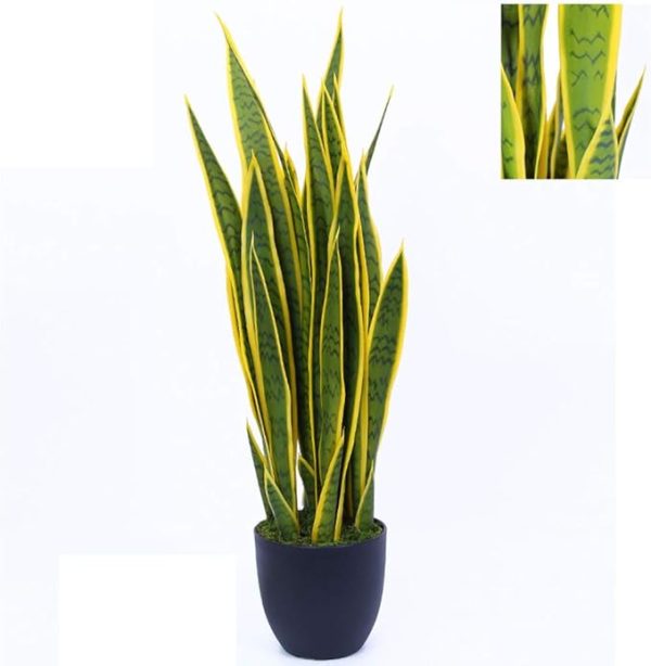 Artificial snake plant for office decoration