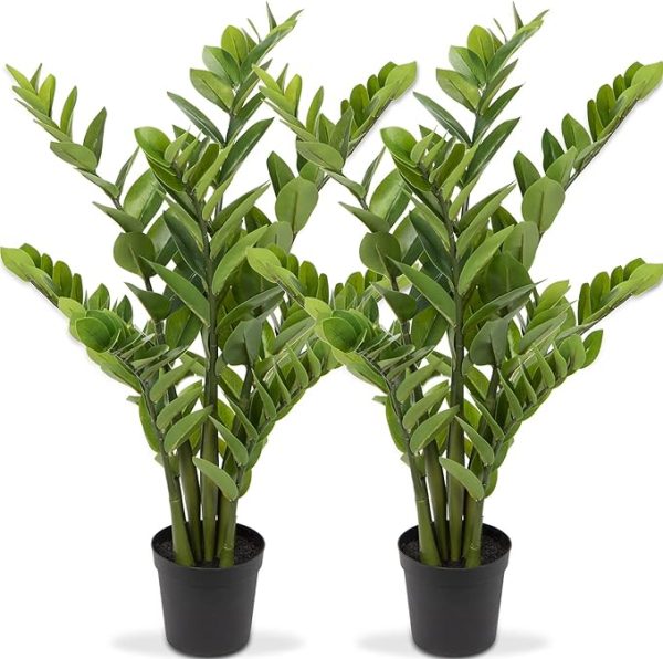 Artificial money tree plant for office decor