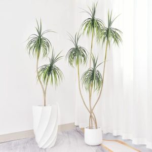 Artificial dracaena plant for commercial décor