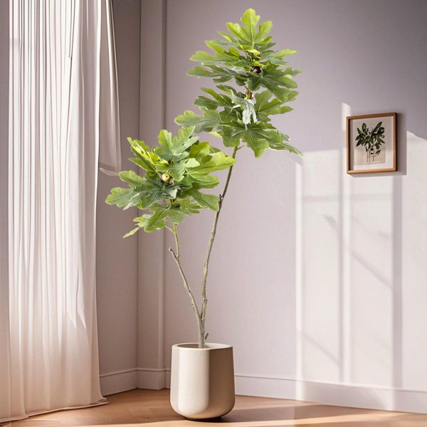 High-end artificial fig tree for office décor