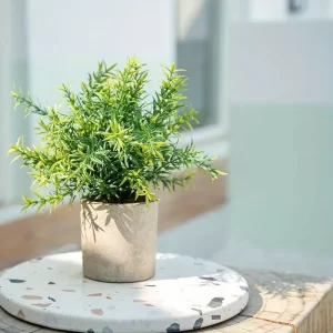 High-end artificial rosemary plant for hotel décor