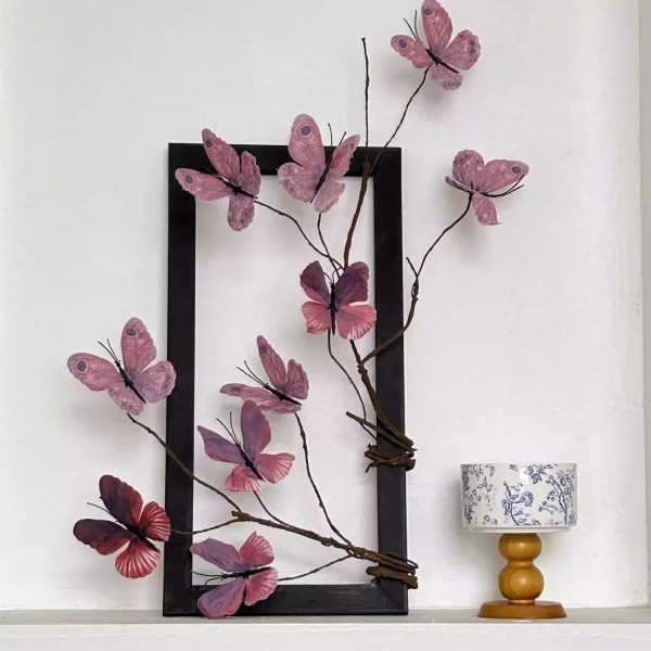 High-end artificial twig butterfly for window displays