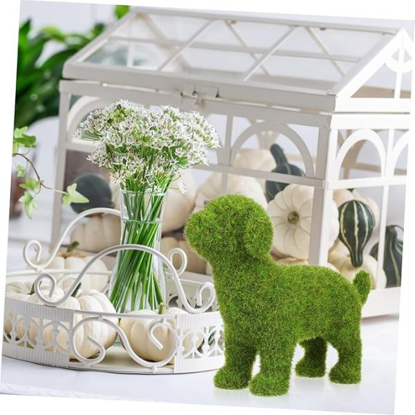 Faux pet silhouette decorative greenery