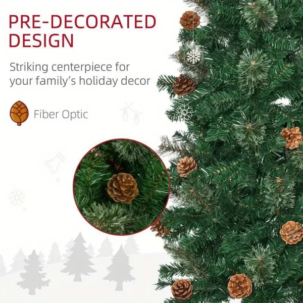 UV-stable faux Christmas tree for commercial lobbies