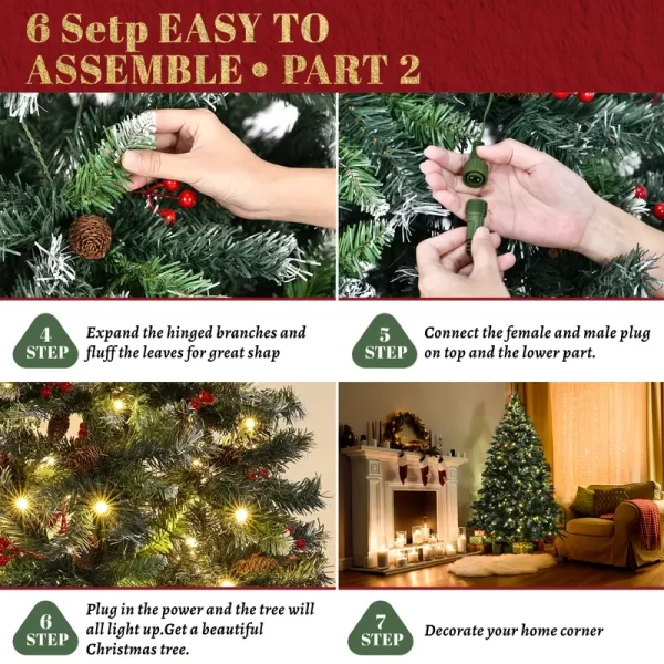 Luxury faux Christmas tree for corporate atriums