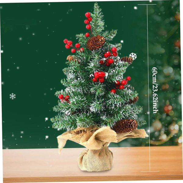 Compact Christmas tree for office holiday displays