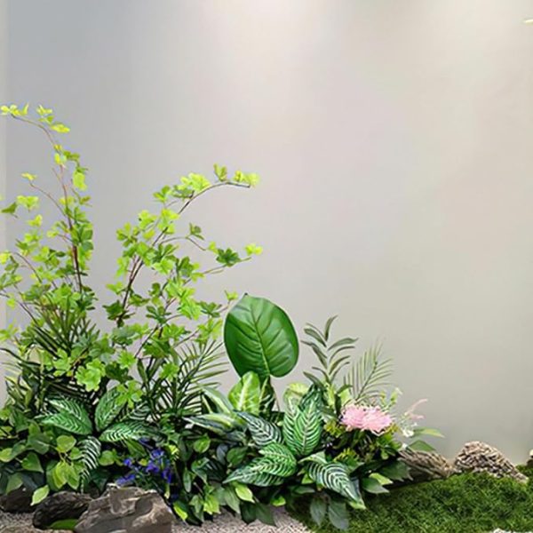 UV-resistant faux moss for event décor