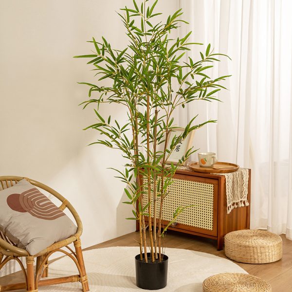 Artificial bamboo plant for office decoration
