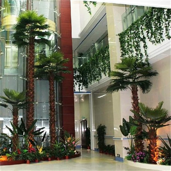 Large fake palm trees for shopping malls