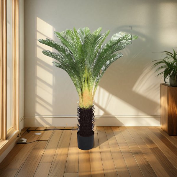 Custom artificial cycas for hotel lobby design