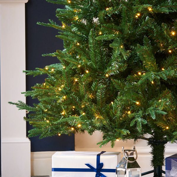 Commercial-grade artificial Christmas tree for retail