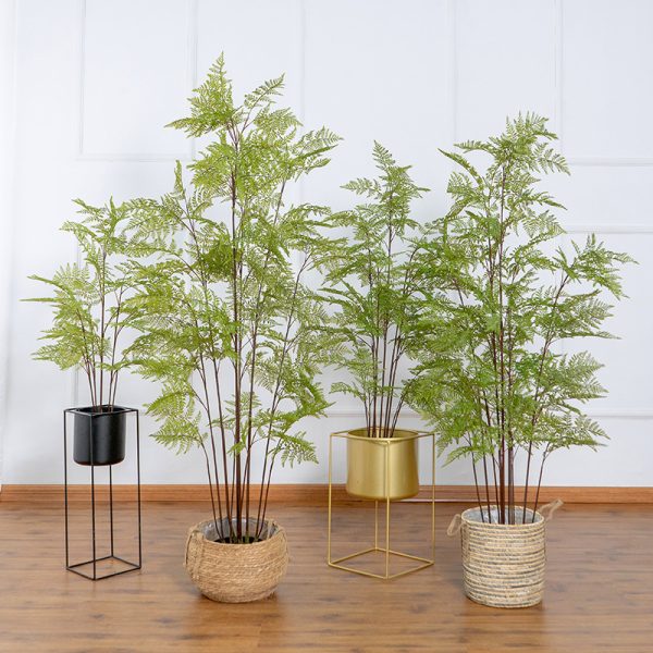 Faux fern tree for office décor