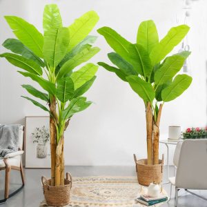 Luxury faux banana plant for office décor