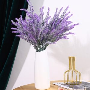 Luxury faux lavender stems for retail displays