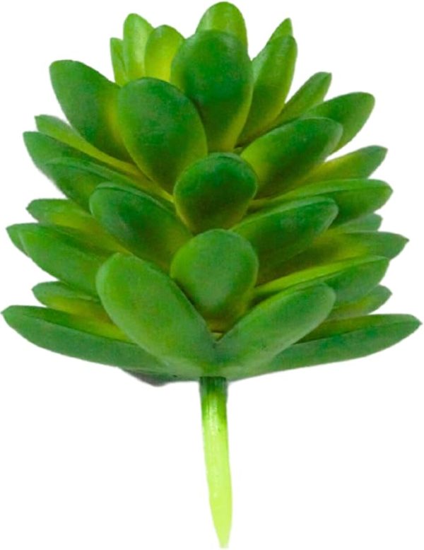 Low-maintenance faux Echeveria for office interiors