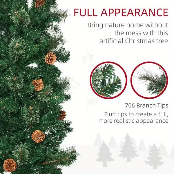 Maintenance-free artificial Xmas tree for retail displays