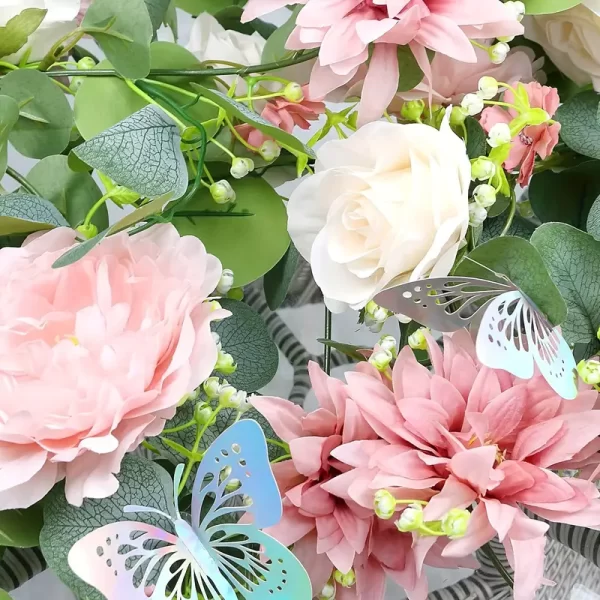 Maintenance-free artificial rose vine for retail displays