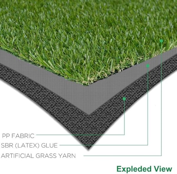 Playground safe artificial grass surface