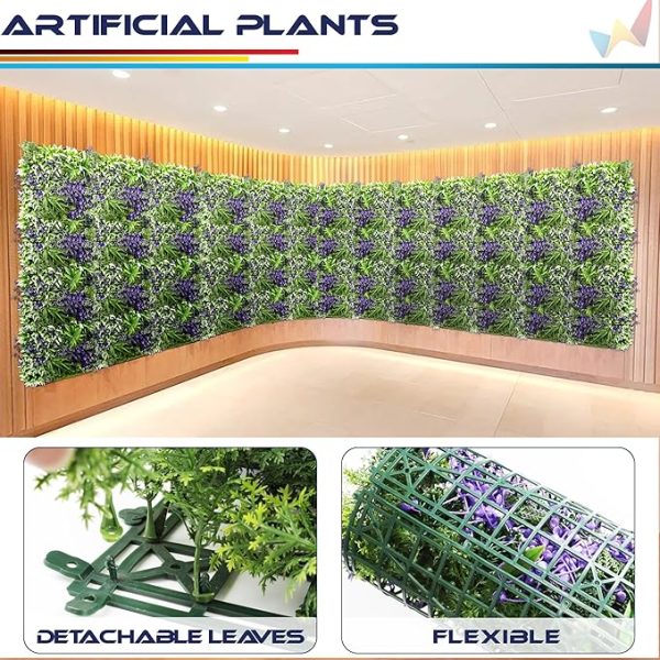 UV-resistant commercial artificial green wall