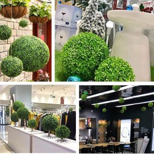 Maintenance-free boxwood greenery for event spaces