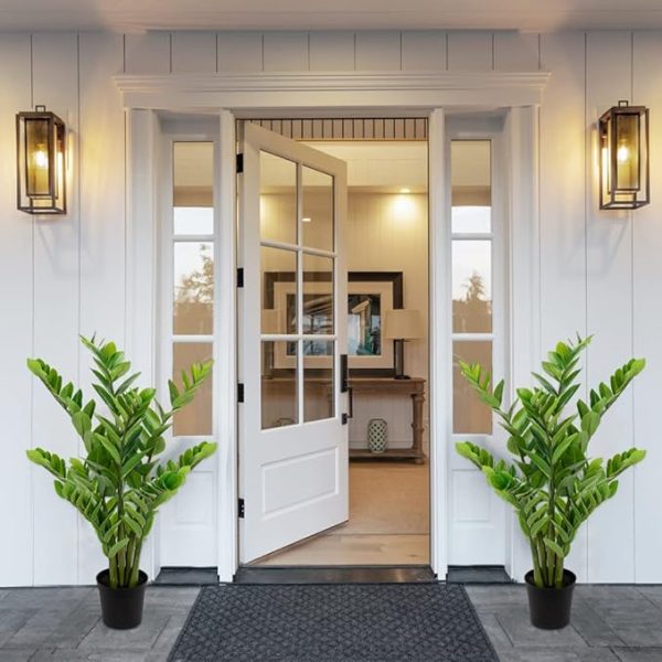 Low-maintenance fake money tree for business spaces