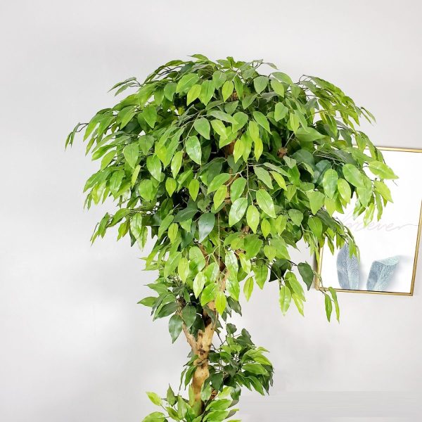 High-end artificial ficus tree for retail environments