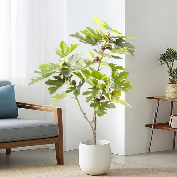 Luxury artificial fig tree for hotel lobbies