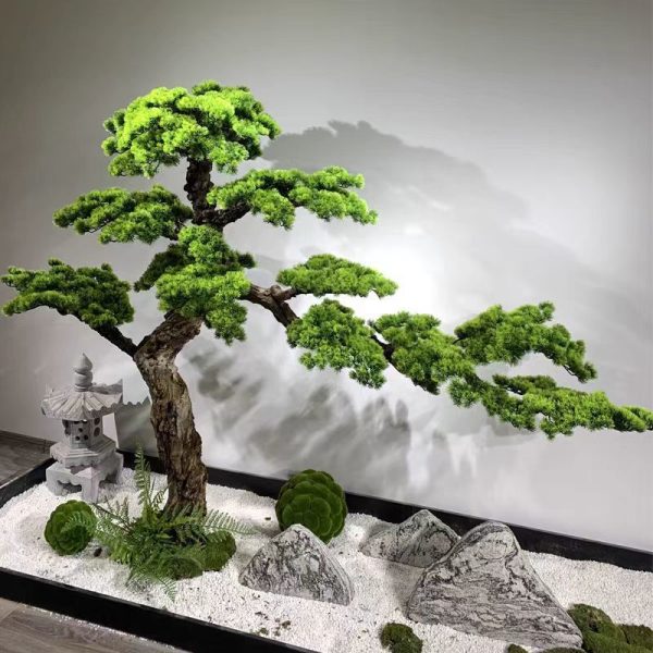 Maintenance-free artificial Yingkesong for resort design