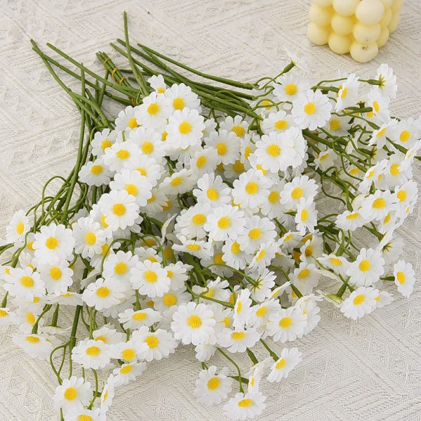UV-stable flame-retardant artificial daisies for offices
