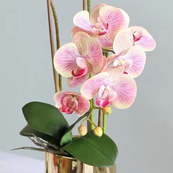 UV-resistant faux orchids for commercial use