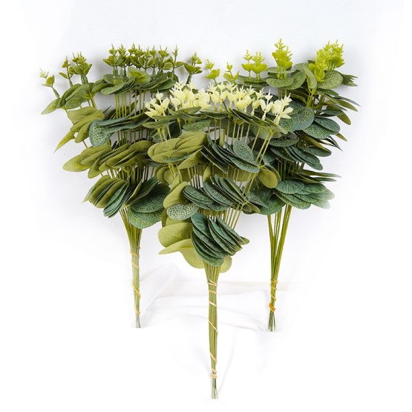 UV-stable commercial eucalyptus floral décor