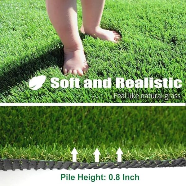 UV-resistant turf for hotels and schools