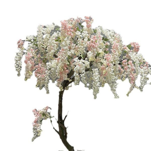 Realistic faux wisteria tree for event and wedding décor