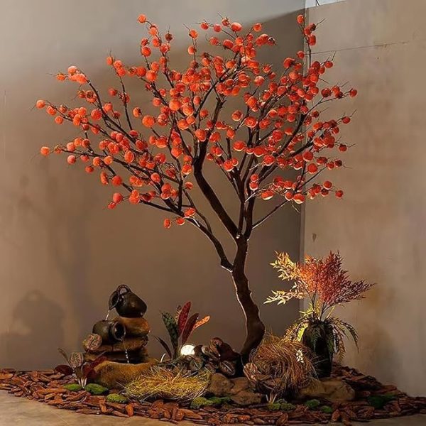 Seasonal artificial tree with realistic fruits