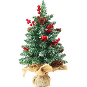 Small two-fruit Christmas tree for commercial decor