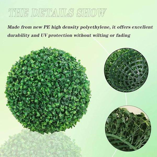 Artificial boxwood ball for landscaping projects